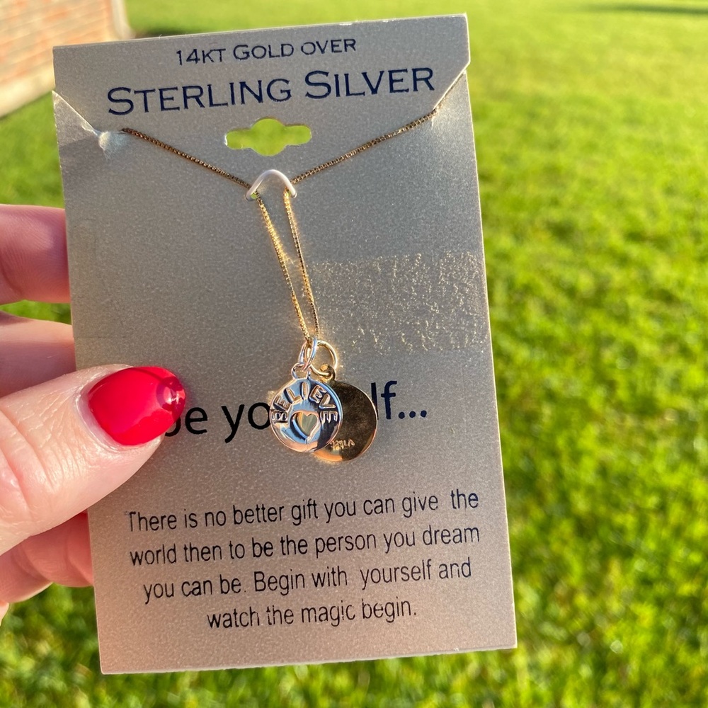 Believe and L charm necklace from Kohl’s NWT